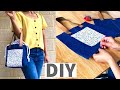 DIY CUTE DENIM DRAWSTRING BAG | MAKING A MINI DENIM BAG JEANS BAG | RECYCLE JEANS IDEAS