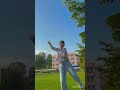 Just enjoying in park by dancing in copines song