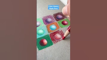 How you can use color theory in your art #colortheory #coloredpencilart #howtodraw #arttips