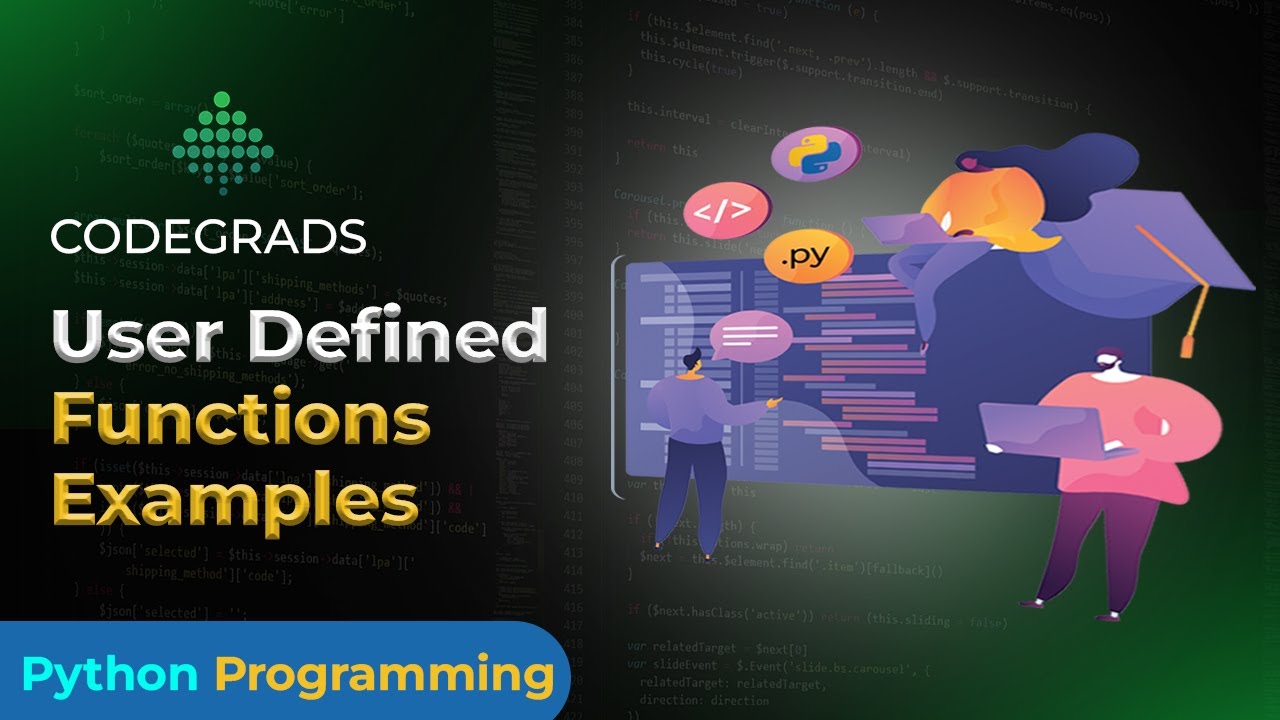 User Defined Functions (Examples) | Python - YouTube