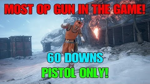 Uncharted 4 Multiplayer - THE MOST OP GUN IN THE GAME - 60 DOWNS - PISTOL ONLY!! OG - OLD SCHOOL