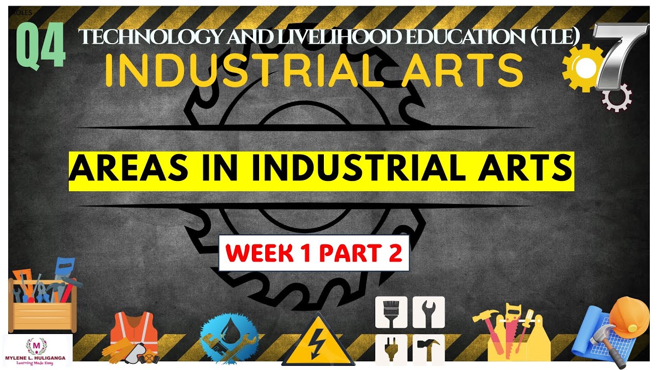 Outline Video TLE Grade 7 Quarter 4 - Industrial Arts Week 1 Part 2: AREAS IN INDUSTRIAL ARTS