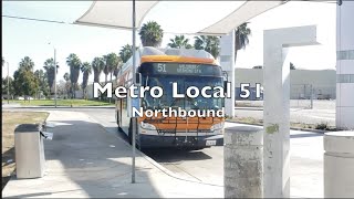 LA Metro Bus Route 51 Northbound