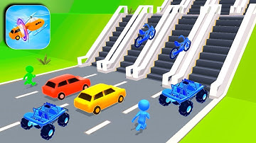 Shape Shifting 🏃‍♂️🚗🚲🚦all Levels Gameplay Walkthrough Android,ios Max Level MAXER120