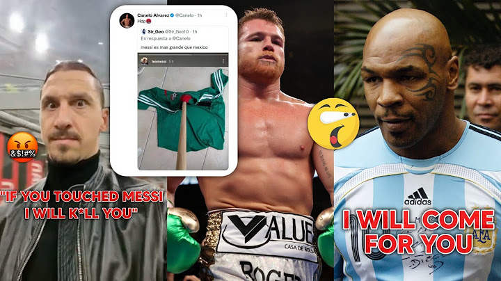 😱 Ibrahimovic and Mike Tyson Swear at Canelo Alvarez after he threatened Messi