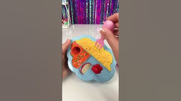 Magic food plate! 😋#magicfood #cute #dollfood #asmr #asmrsounds #playfood