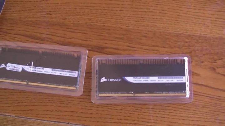Corsair Dominator Unboxing 1600Mhz (DDR3) (HD)