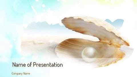 Pearl in the Shell PowerPoint Template