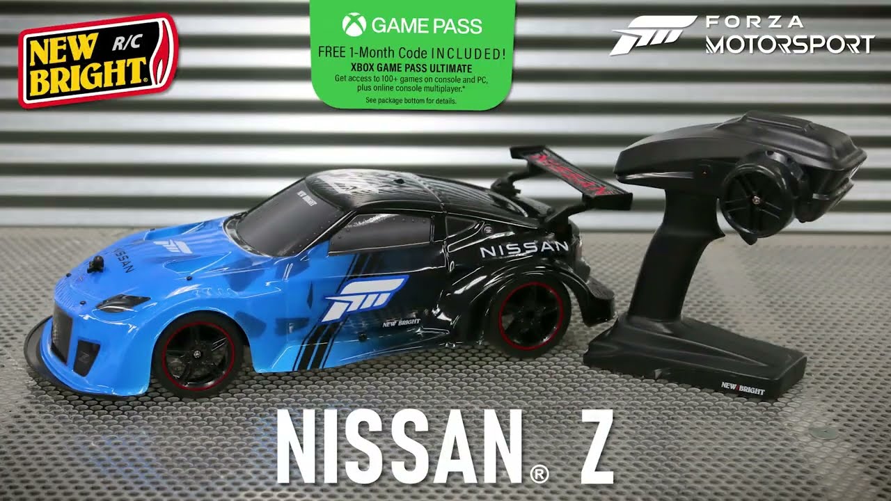 New Bright Forza Motorsport Rc Nissan Z Sportscar - 1:14 Scale