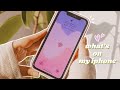 Whats on my iphone  aesthetic ios 15 widgets  apps for productivity  relaxation 