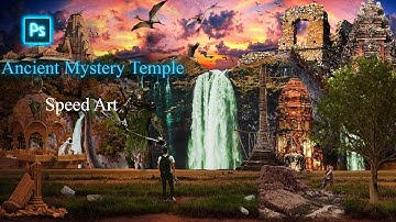 Ancient Mystery Temple Photo Manipulation/ Photoshop Art/ Speed Art/ Bent Creation