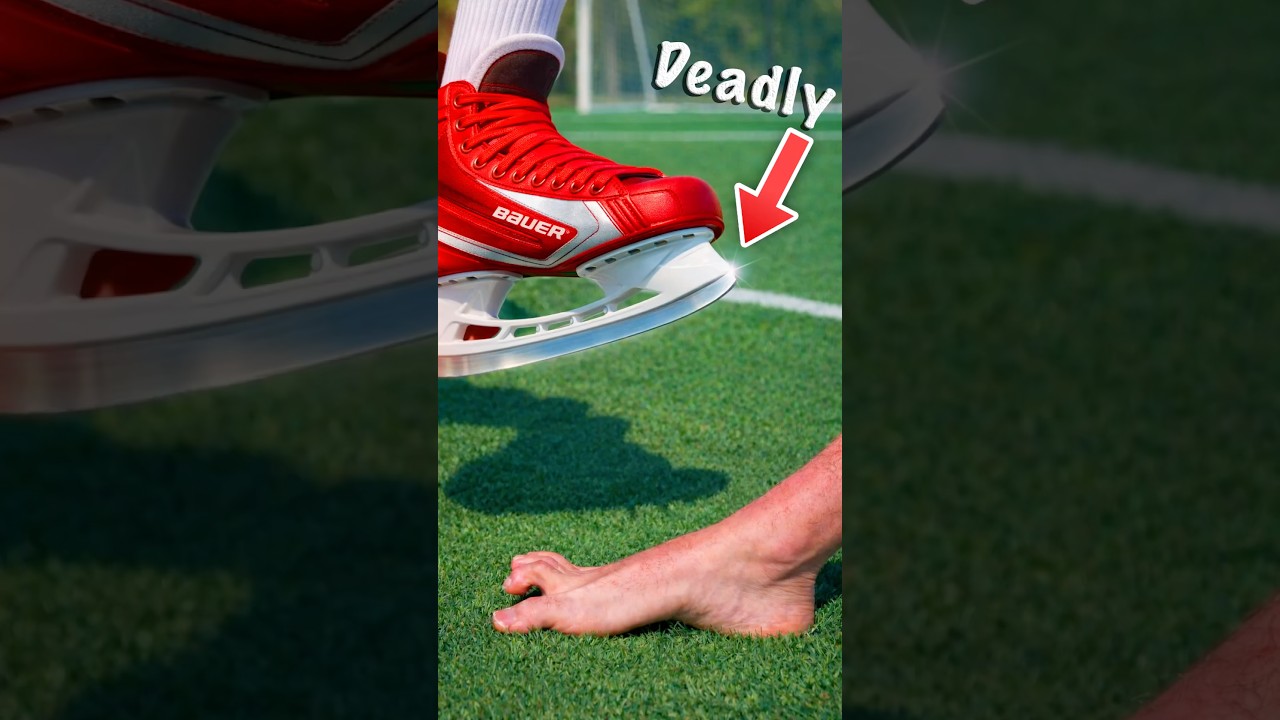 Hockey Skates Vs Foot 💀⛸️