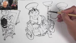 Lessons from Kim Jung Gi: Drawing North Korean Soldier, Guns, Spatial Awareness and Proportion