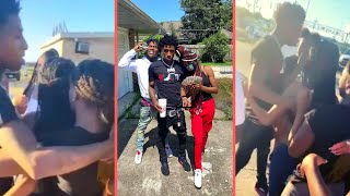 NBA YoungBoy Hops Out The Car With Ben 10 and Supports The People Outside In Baton Rouge (SALUTE YB)