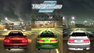 NFS Underground 2 Ultimate Sound Mod Comparison - Real Life Engine Sound Mod vs Vanilla