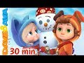 ⛄️ Winter Fun + More Nursery Rhymes and Kids Songs | Dave and Ava Christmas ⛄️