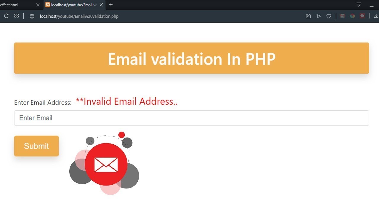 Email Validation In Php {With Source Code}-Validation In Php