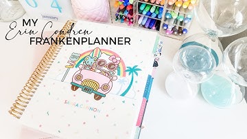 Erin Condren Hourly, Vertical, + Teacher Planner | My 2023 Frankenplanner