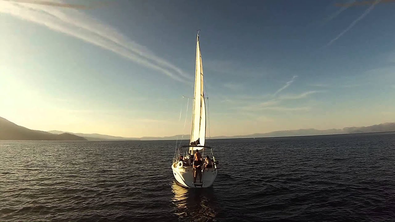 Lake Tahoe Sailing with DJI phantom 2 Drone YouTube
