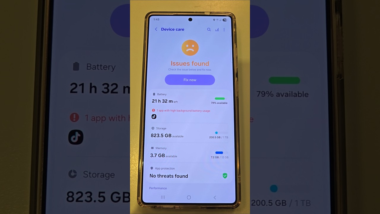 One UI 8 Device Care - All Face Animation! 