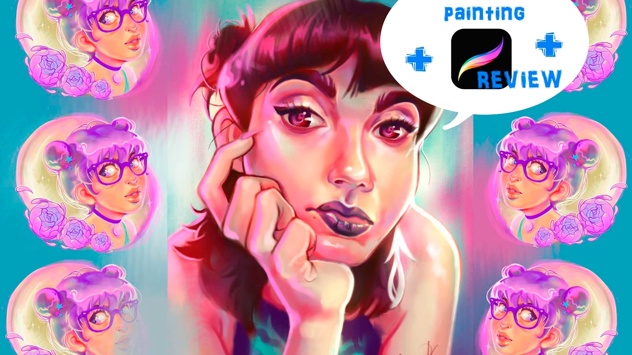 Procreate - IPad Pro + review + speed painting - YouTube