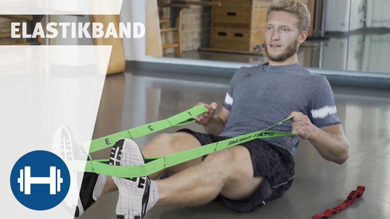 Übungen für das Training mit Elastikband | Fitness & Kraftsport |  Sport-Thieme - YouTube