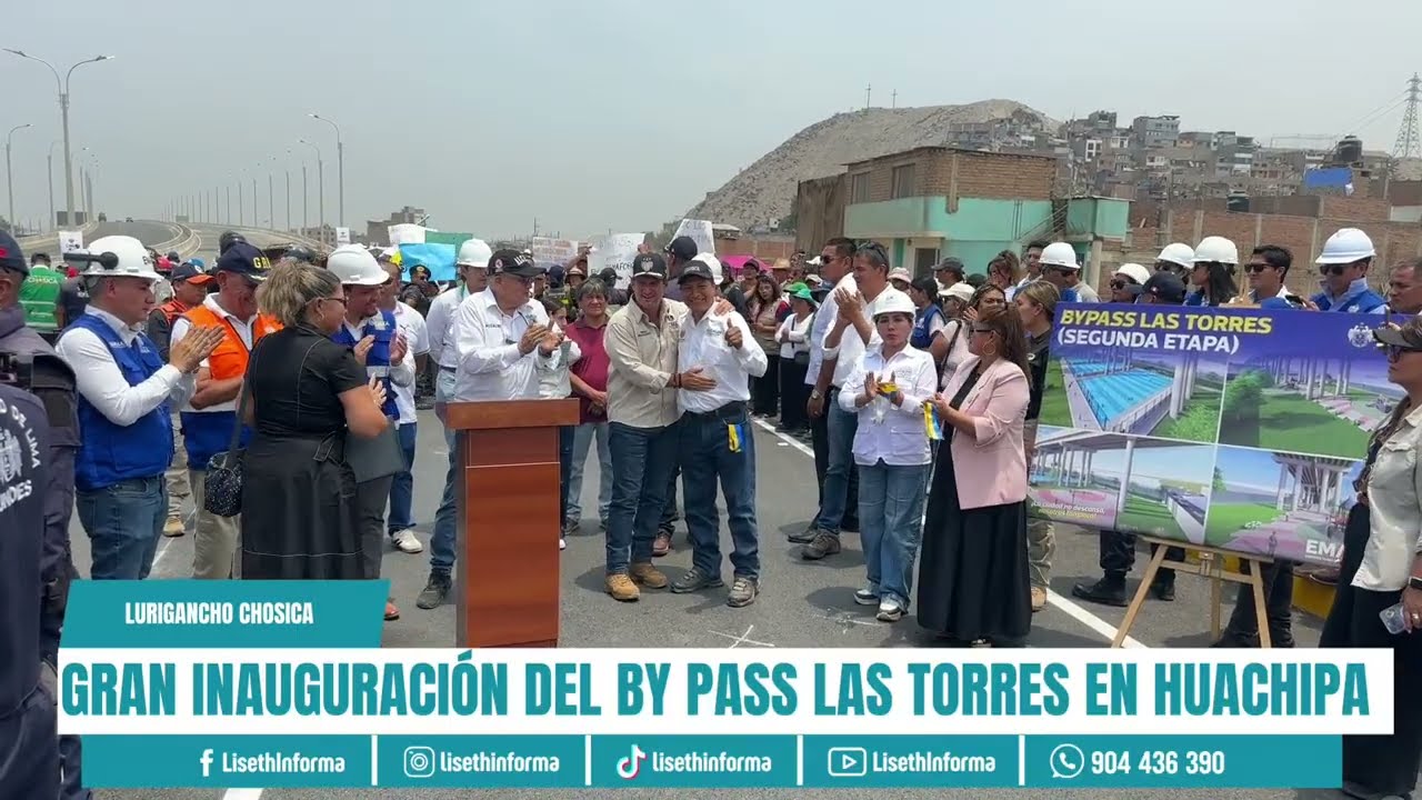 🐽PORKY LO HIZO! 🐖Inaguran bypass Las Torres en Huachipa