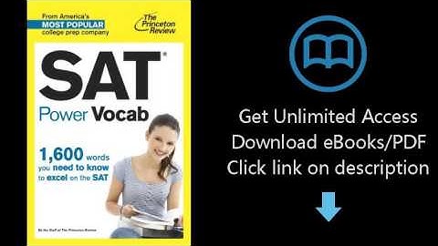 Sat power vocab princeton review pdf