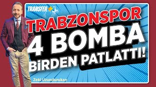 TRABZONSPOR 4 BOMBA BİRDEN PATLATTI! / ZEKİ UZUNDURUKAN