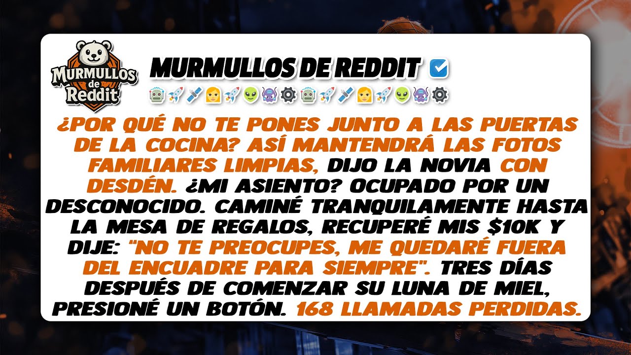 En la boda de mi hermano, la novia me sentó junto a las puertas de la cocina, así que recuperé mis..