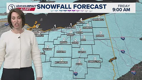 Cleveland weather forecast: Melting snow, quick freeze could lead to slippery conditions Friday