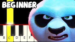 Baby One More Time - Kung Fu Panda 4 - Fast and Slow (Easy) Piano Tutorial - Beginner