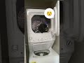 Silly Cat Hanging out in the Clothes Dryer 🤣🤣 #funny #cat #funnycatvideos