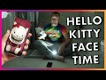 Trying the creepy hello kitty facetime game at 1212am