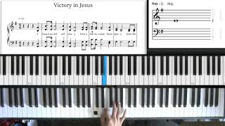 How to play 'Victory in Jesus' Beginner to Advanced - Hymn-playing piano lesson/ tutorial by Jonathan Hudson 1,877 views 1 year ago 1 hour, 10 minutes