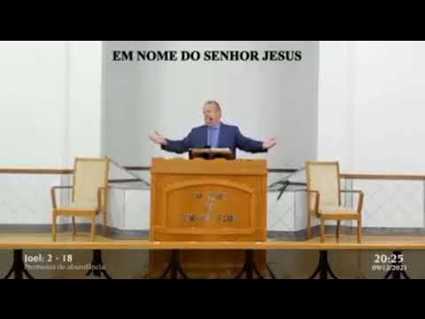 Palavra Joel Cap 02 Vcs18 CCB/09/12/2021 online Ancião Jonathan de ...