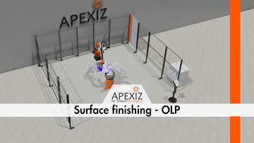 Surface finishing | Offline Robot Programming (OLP) | APEXIZ
