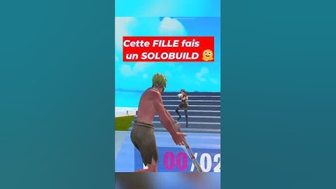 Cette FILLE fais un SOLOBUILD sur FORTNITE 😳#fortnite #shorts #fille #drague #skin