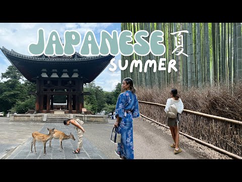 SUMMER IN JAPAN | novelty trains, shrines, and deer in Kyoto!