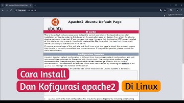 Cara Instal dan Konfigurasi Apache Web Server | How To Install the Apache Web Server