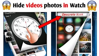 Timer lock -  Photo video hide app review in hindi | How to hide photo video app | clock vault app screenshot 1