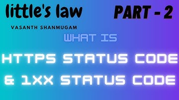 What is HTTP Status code | API Status Code | Why are HTTP Status code important | 1xx Status Code