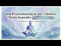 Your procrastination problem solved in one sitting