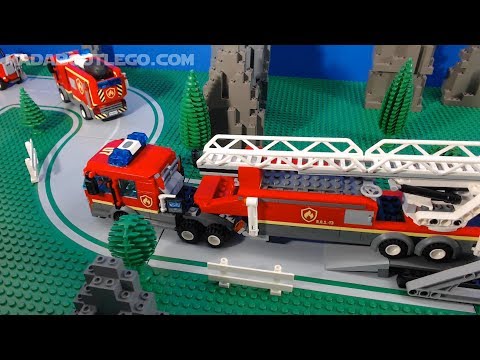 MERAKIT LEGO - MOBIL PEMADAM KEBAKARAN KEREN. 