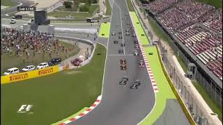 Batida do Hamilton com o Rosberg, GP da Espanha 