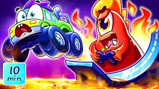 Toy Car Race Challenge 😻🚗 | + More Best Kids Songs And Nursery Rhymes by Fluffy Friends