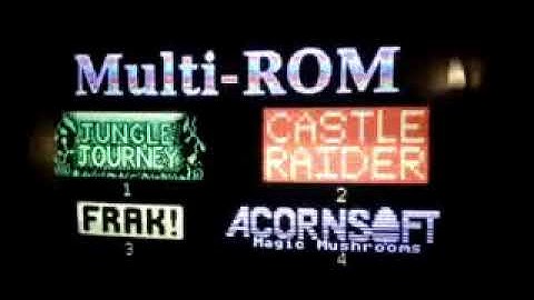 Testing a Multi-ROM cartridge on the Acorn Electron
