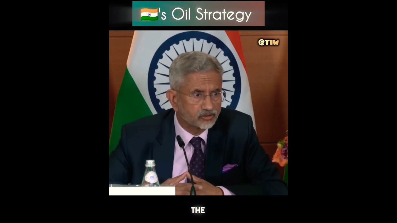 "Not a Political strategy to buy oil but a Oil🛢️strategy" 