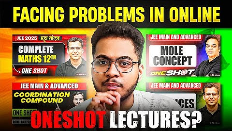 One Shots Lectures in ONLINE ⁉️