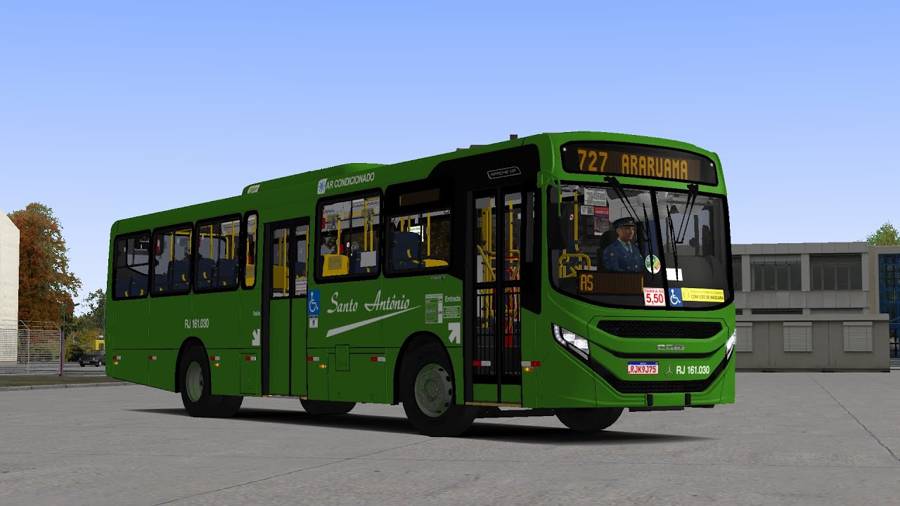 #OMSI2 -Linha 727: Parque Araruama X Gramacho | Mapa: Caxias City 1.0 | Valeu Ian Santos!!